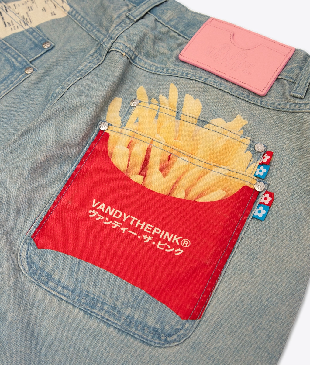 Vandy The Pink - Vandy The Pink Fries Denim Pant Light Blue | Buy