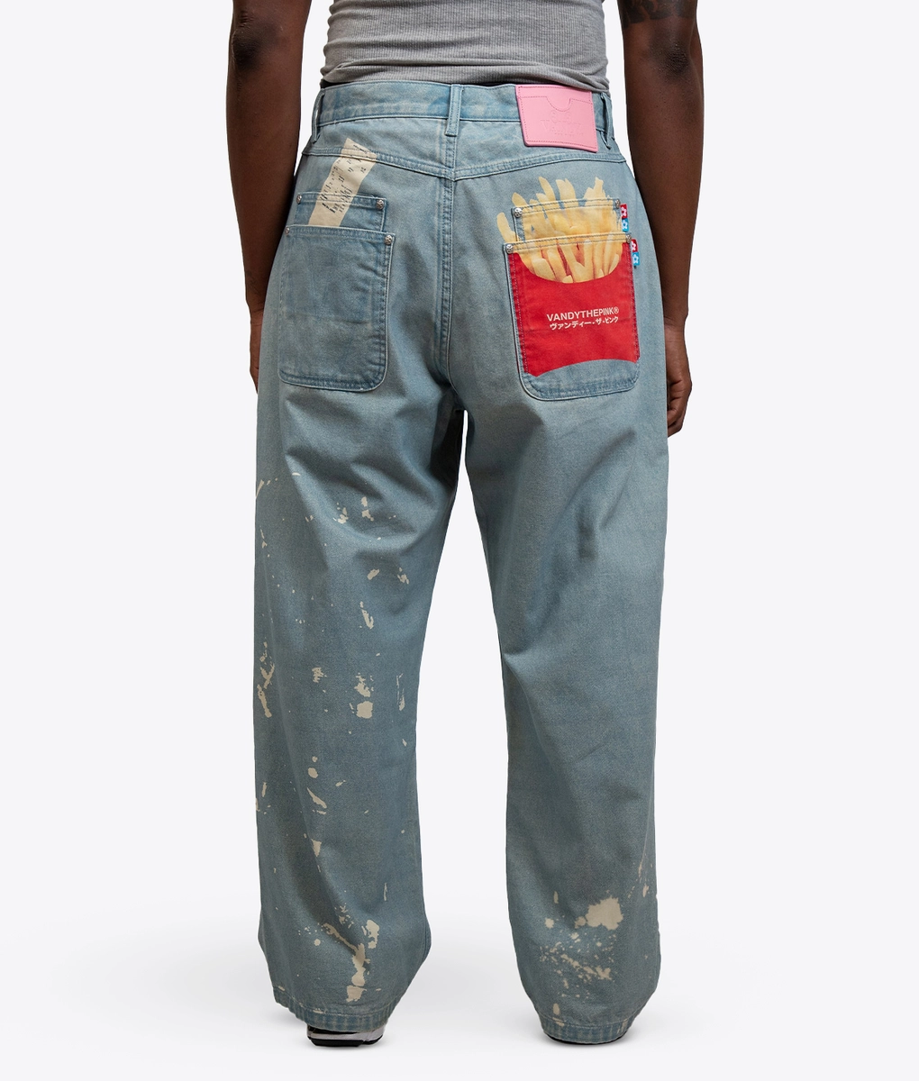 Vandy The Pink - Vandy The Pink Fries Denim Pant Light Blue | Buy