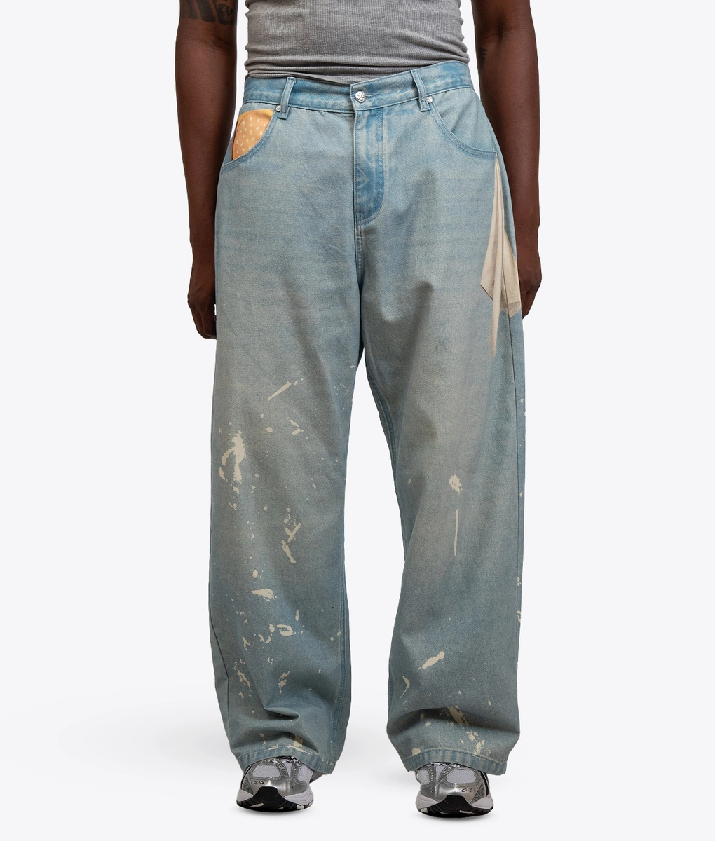 Vandy The Pink - Vandy The Pink Fries Denim Pant Light Blue | Buy