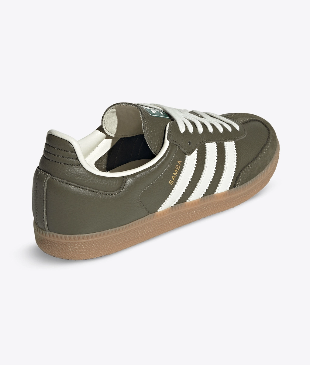 Adidas Originals - Adidas Originals Samba OG Medium Dark Khaki/Off
