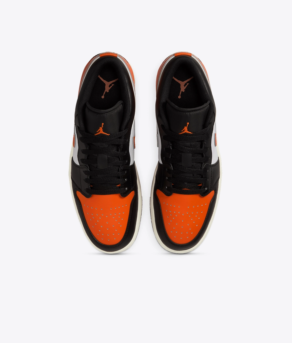 air jordan 1 low black orange