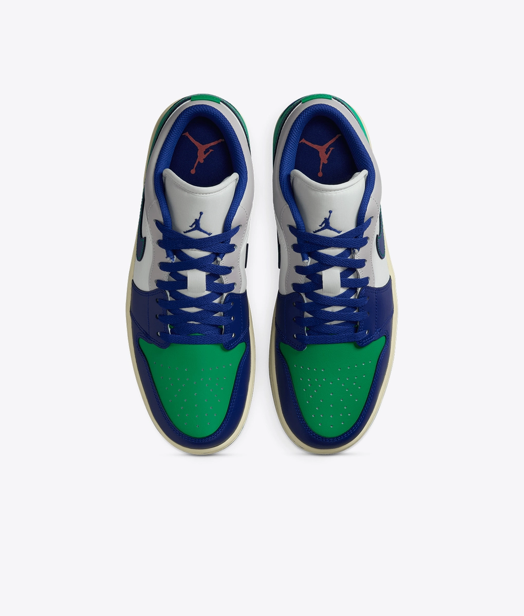 blue and green jordan 1