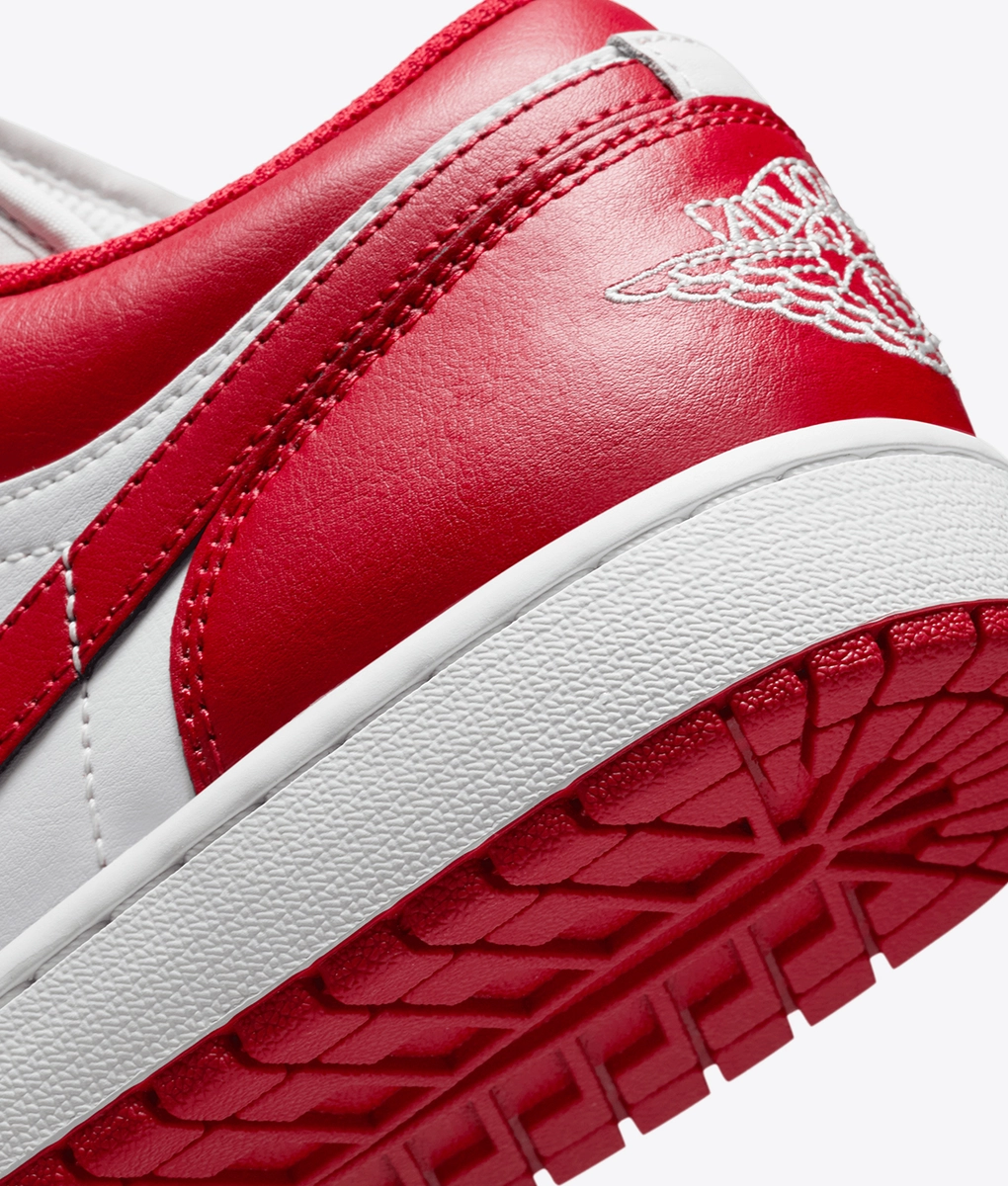 red white jordan 1 low