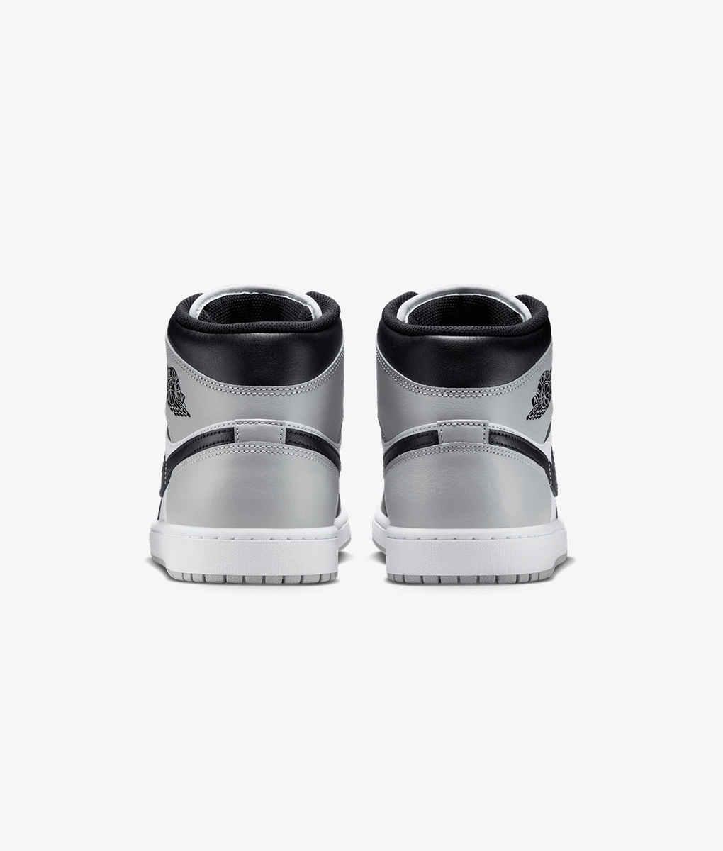 Jordan - Jordan Air Jordan 1 Mid White/Black-Light Smoke Grey