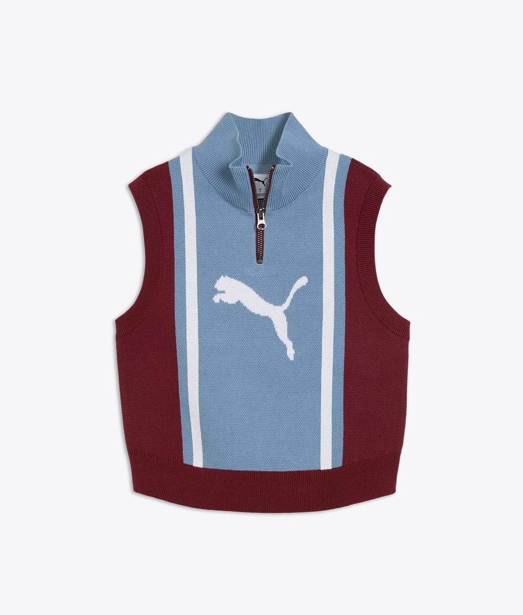 Puma - Puma X Future Archive Half-Zip Knitted Tank Sweater