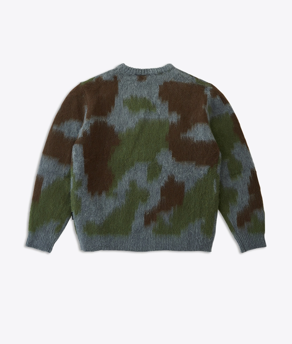 Gramicci - Gramicci Mohair Digi Camo Sweater Jungle | Buy Men's