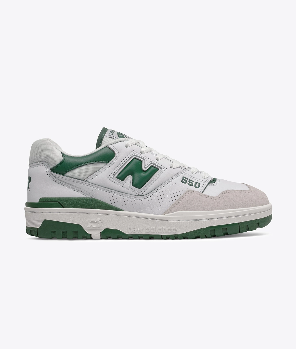 New Balance - New Balance Bb550 White/Green | Buy Men's Sneakers