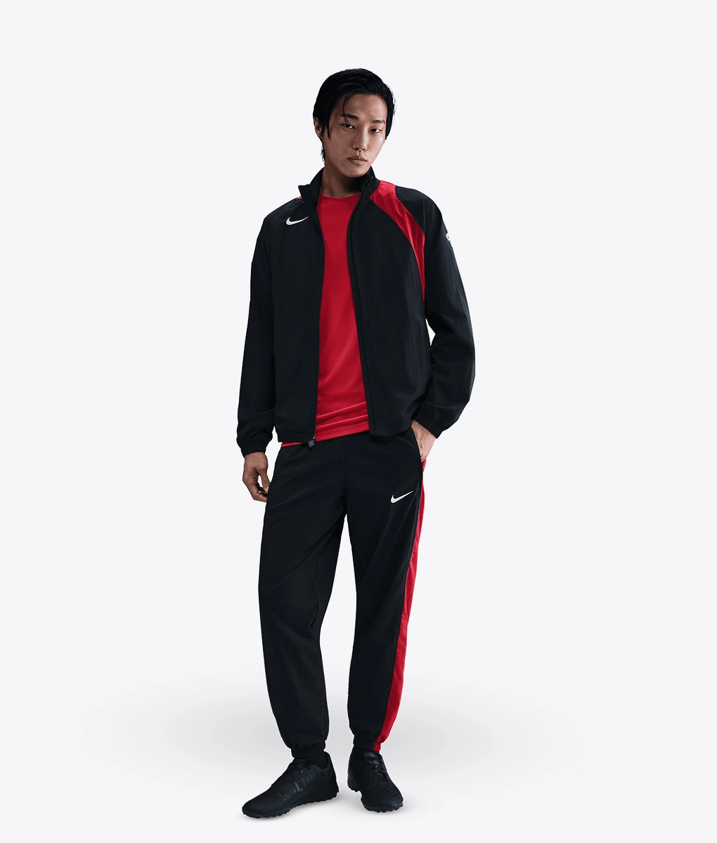 black and red nike clothes