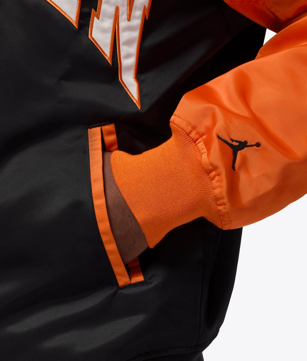 Jordan - Jordan Brooklyn Collegiate Varsity Jacket Black/Starfish