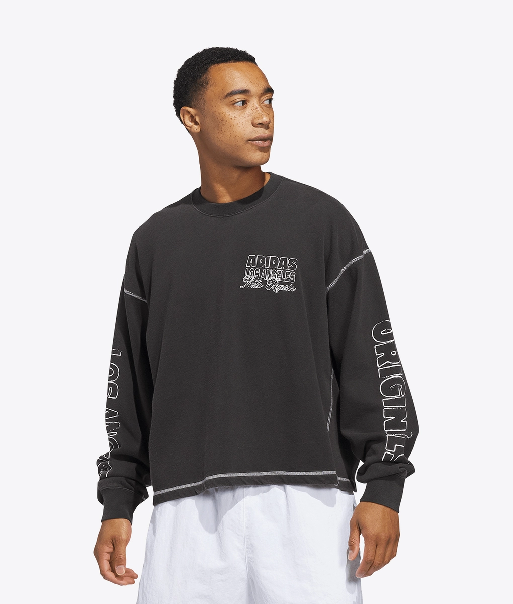 Adidas Originals - Adidas Originals Og La Long Sleeve T-Shirt