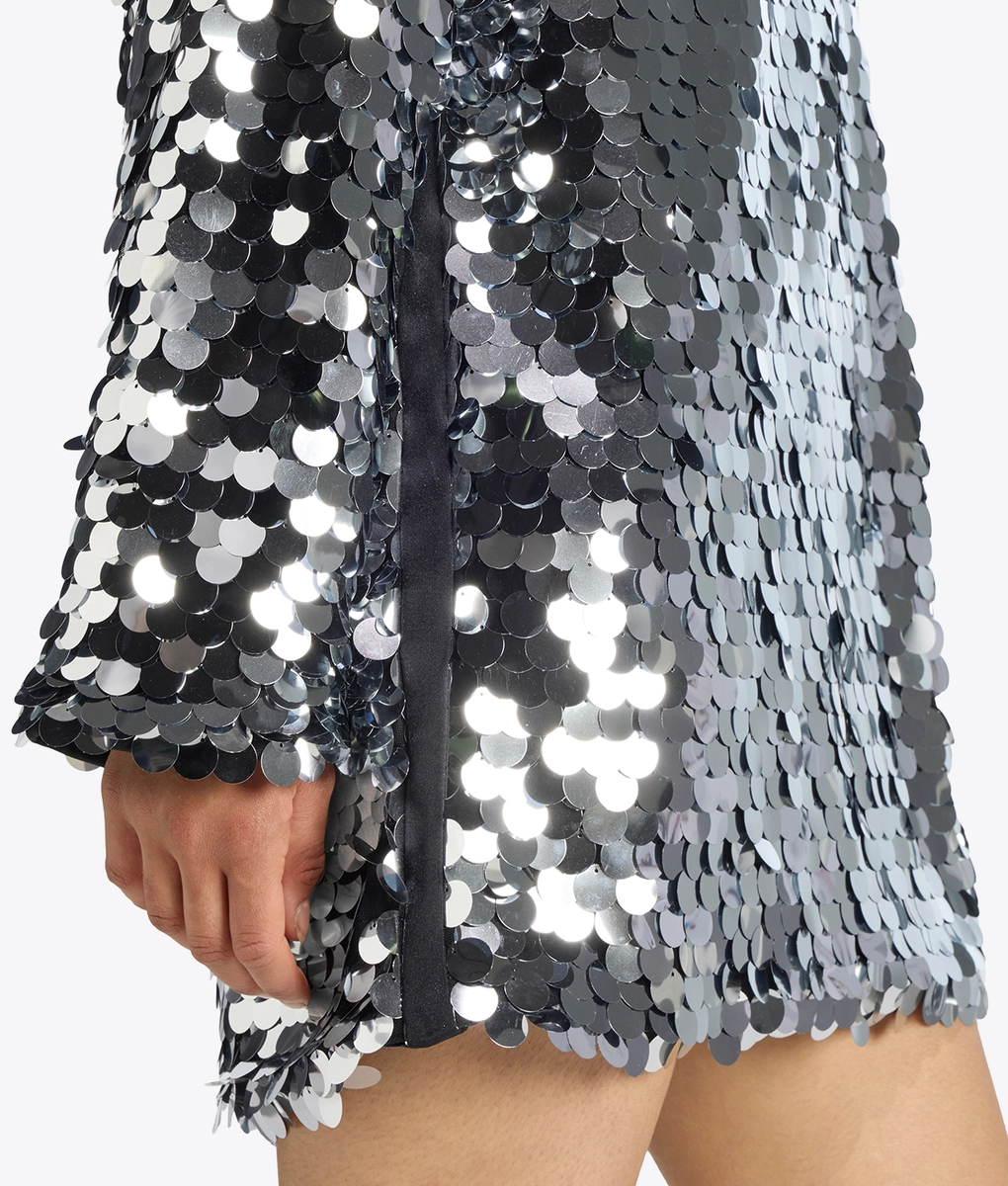 sequins originals dress Velvet Sequins 2026 Evening Dress Sleeveless V-Neck Long Royal Blue