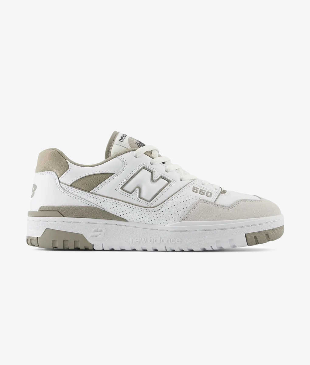 New Balance - New Balance Bb550 Oyster White/Olive |Buy Men's