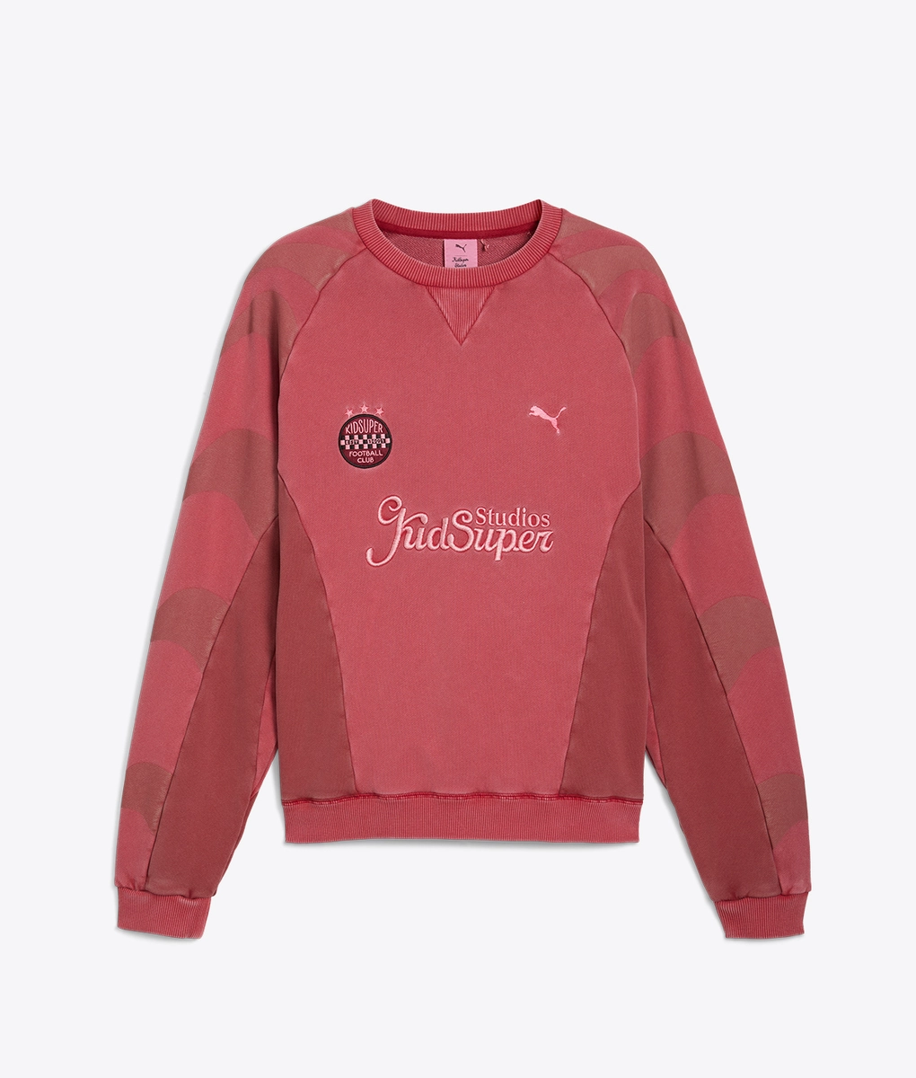 Puma - Puma X Kidsuper Crew Sweatshirt Dark Crimson |Buy