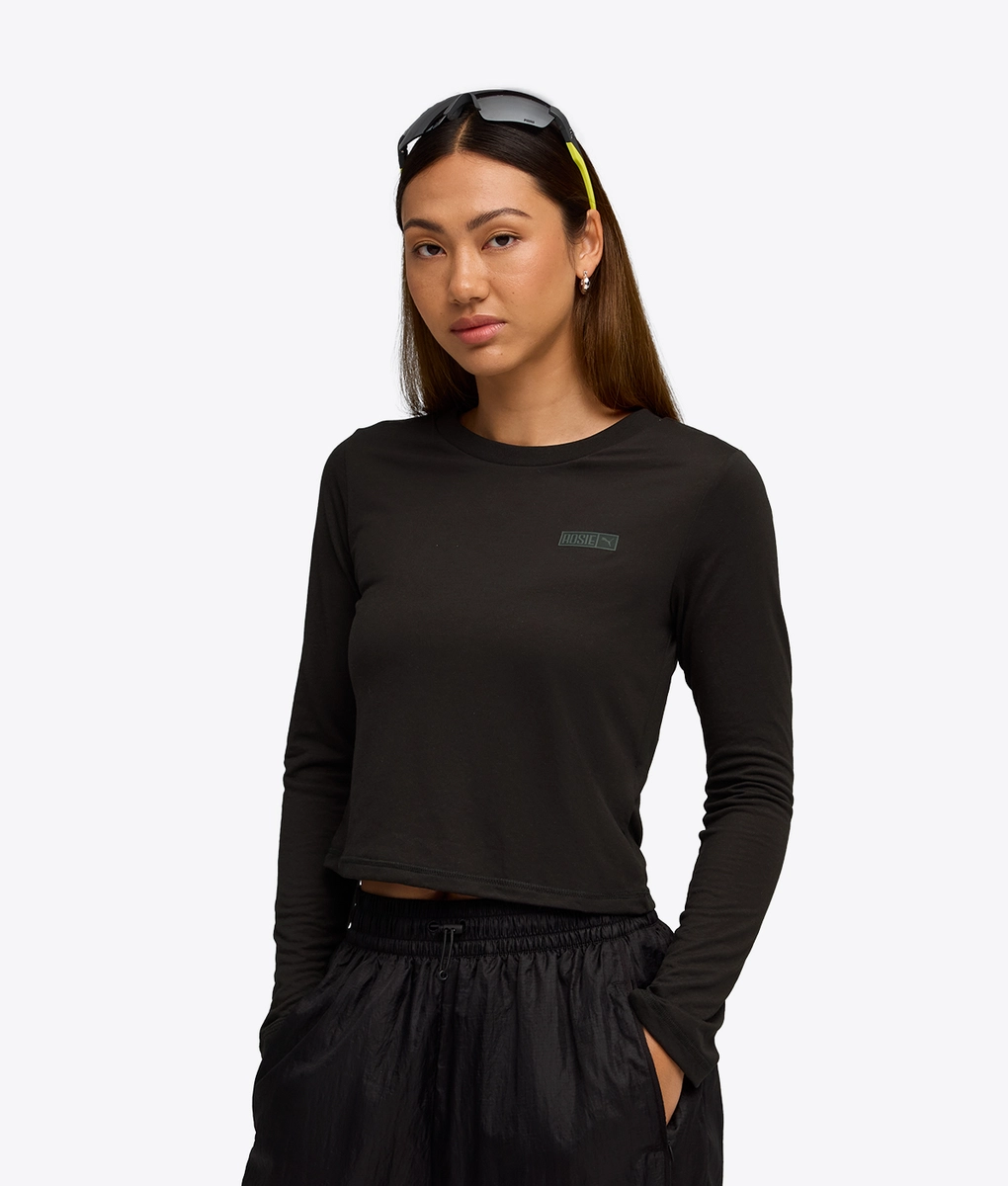 Puma - Puma X Rose Slim Long Sleeve Tee Puma Black |Buy Women's