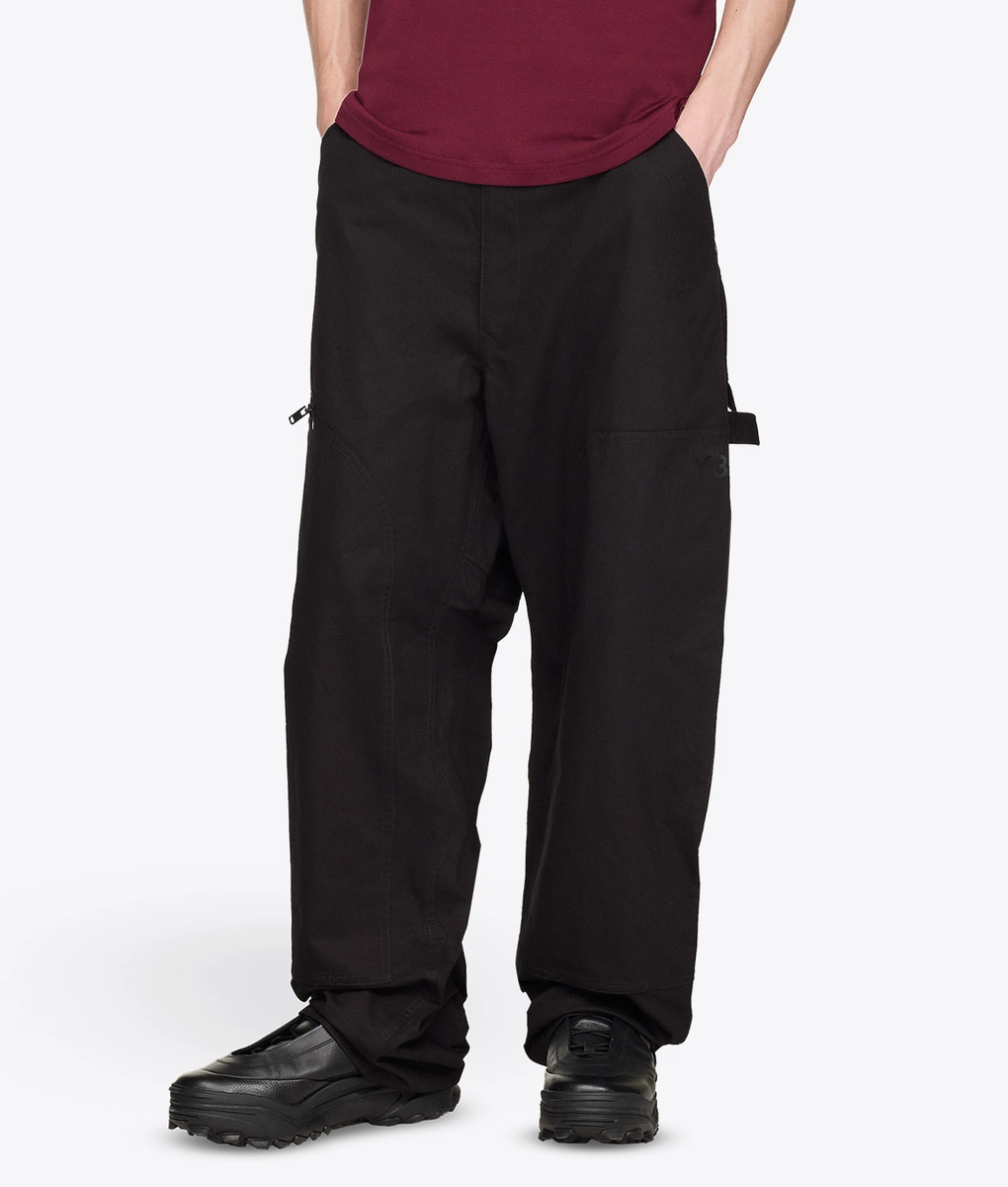 Y-3 - TWILL STRAIGHT LEG PANT - VegNonVeg