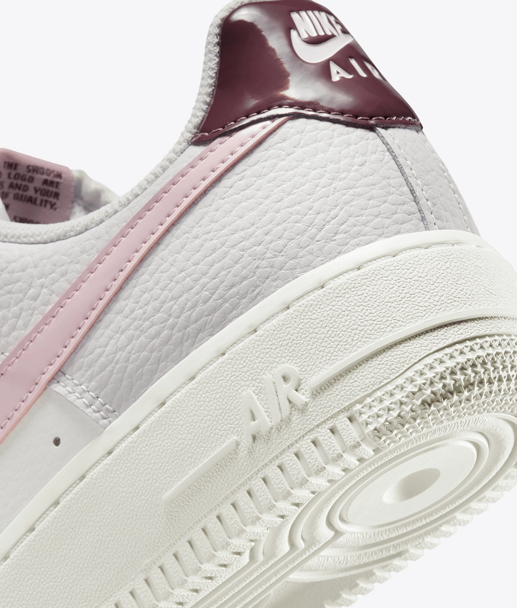 asos nike air force grijs roze