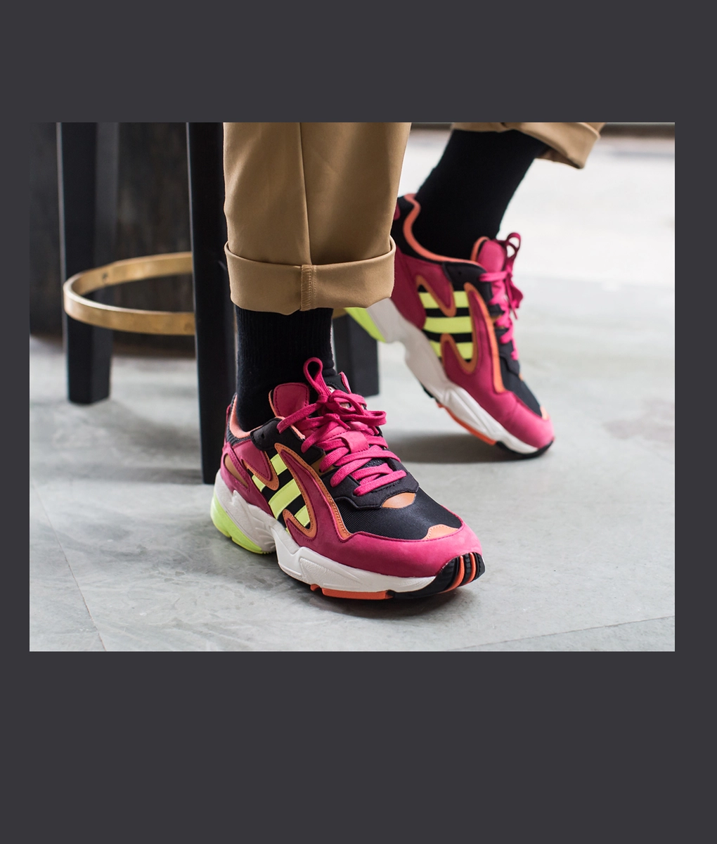 Adidas Originals - YUNG-96 CHASM 'CORE BLACK/HI-RES YELLOW/ENERGY