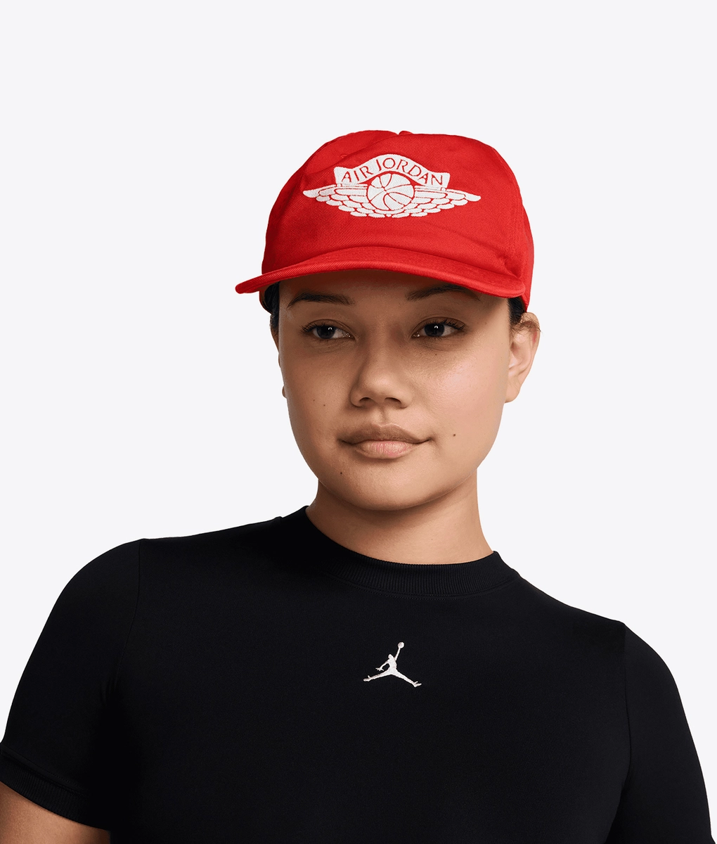 red air jordan cap