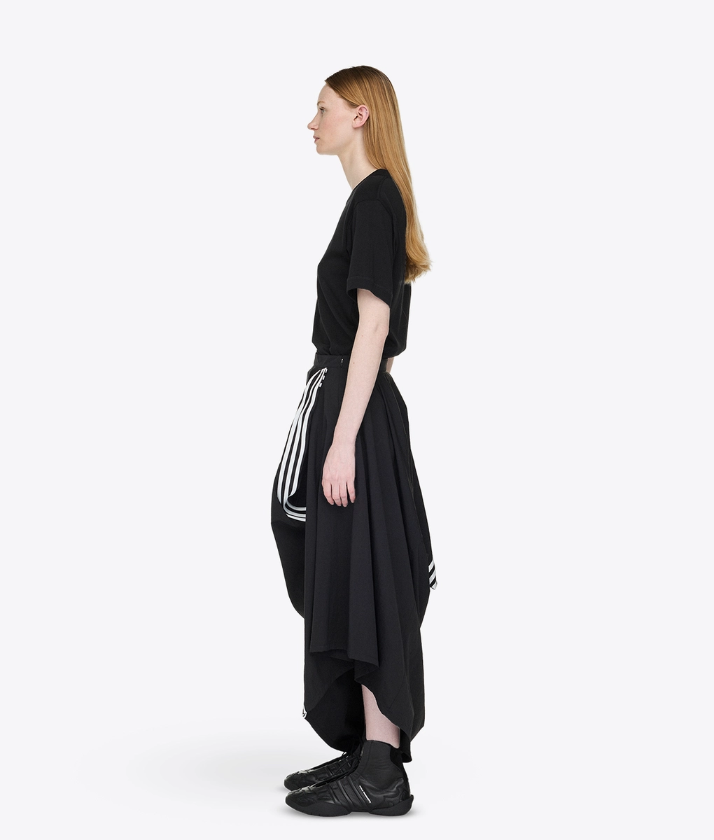 Y-3 - NYLON 3-STRIPES SKIRT - VegNonVeg