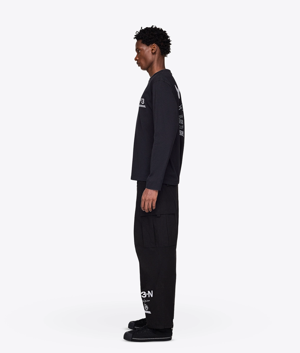 Y-3 - X NEIGHBORHOOD LOGO LONG SLEEVE TEE - VegNonVeg