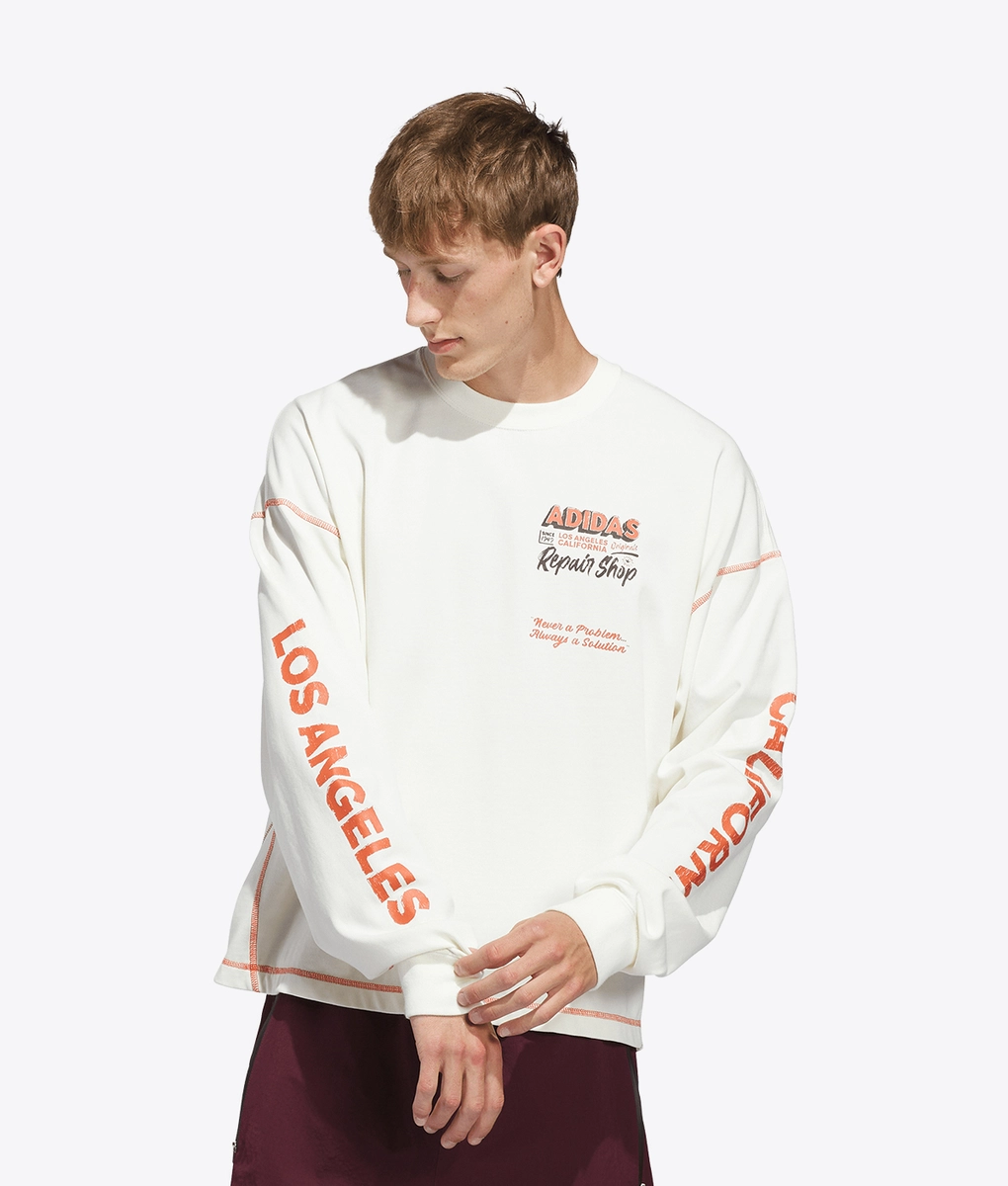 Adidas Originals - OG LA LONG SLEEVE SHIRT - VegNonVeg