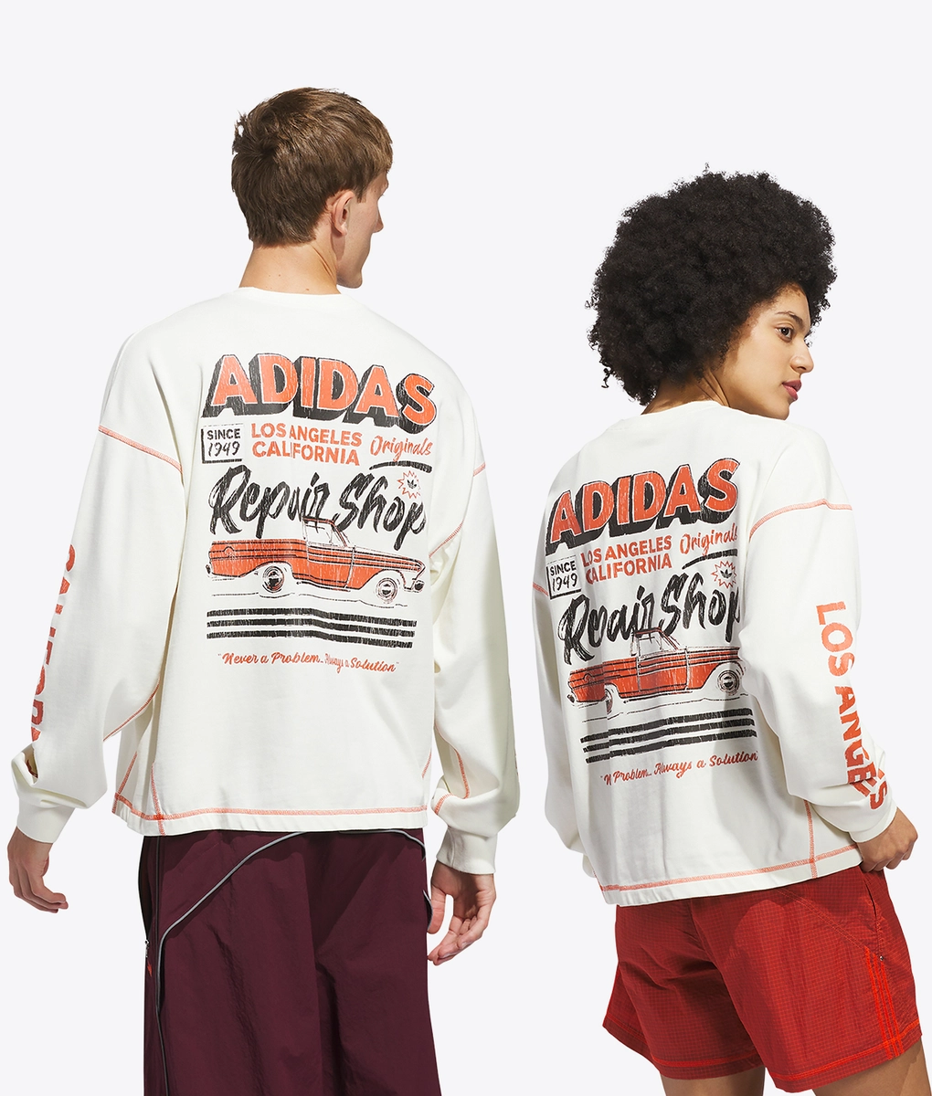 Adidas Originals - OG LA LONG SLEEVE SHIRT - VegNonVeg