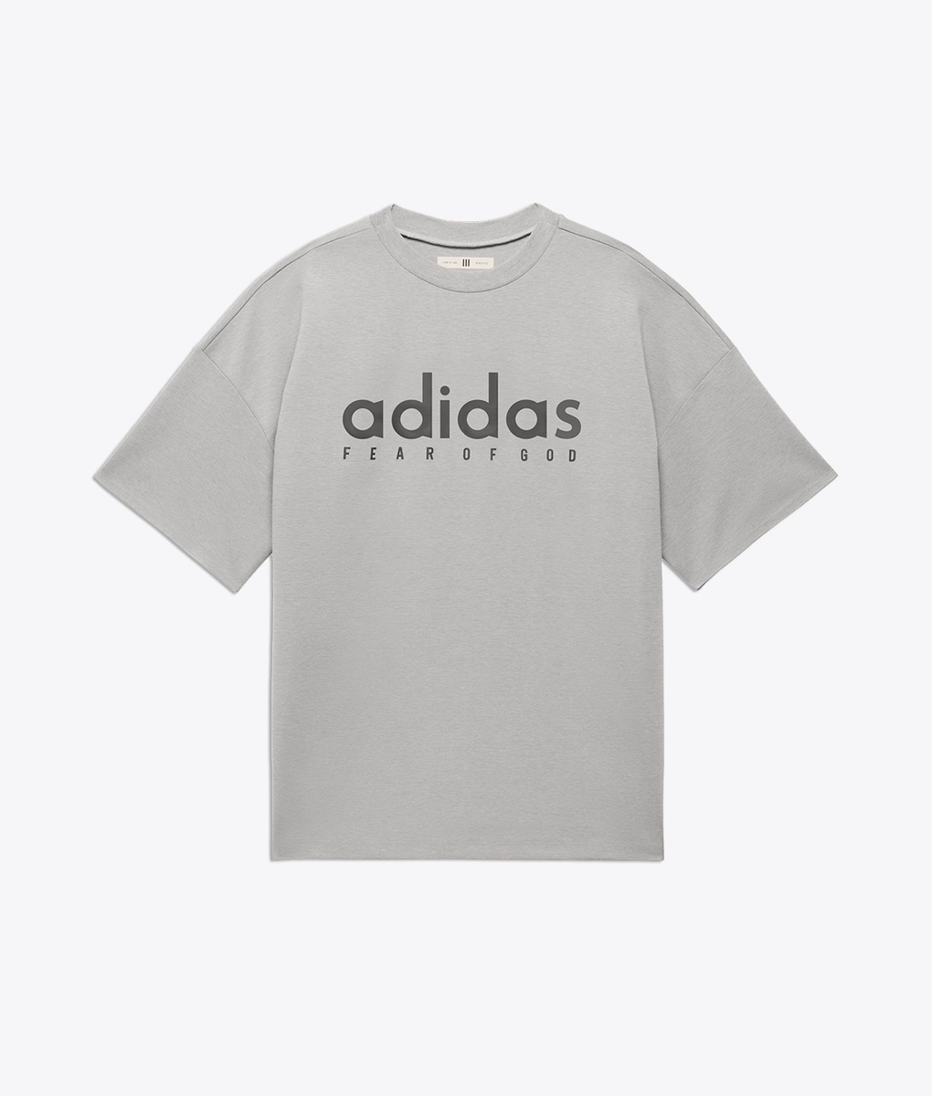 Fear of God グレー　ノースリーブ Adidas - X FEAR OF GOD ATHLETICS QUICK DRY SHORT SLEEVE TEE