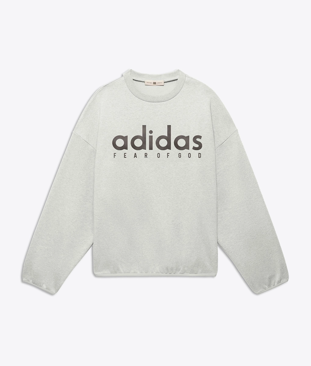 Adidas - X FEAR OF GOD ATHLETICS CREW FLEECE SWEATSHIRT - VegNonVeg