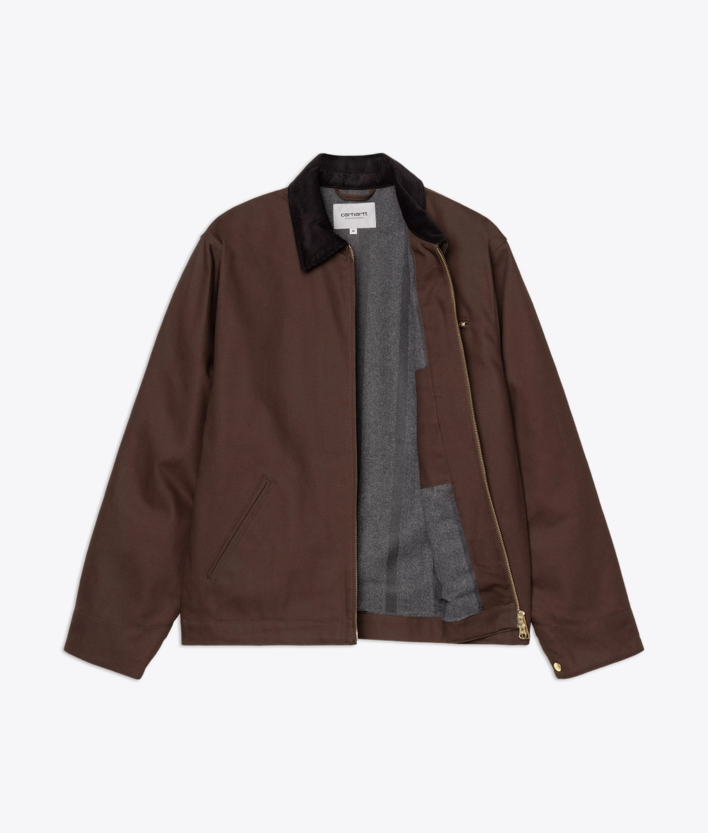ジャケット・アウター carhartt wip DETROIT JACKET Tobacco carhartt wip og detroit jacket tobacco black stone canvas