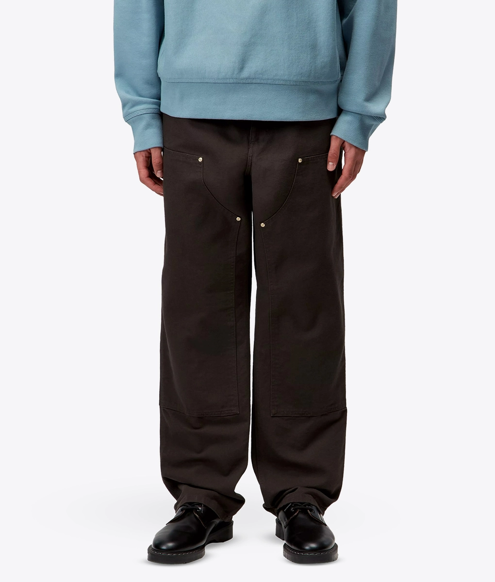 Carhartt WIP - RINSED DOUBLE KNEE PANT - VegNonVeg