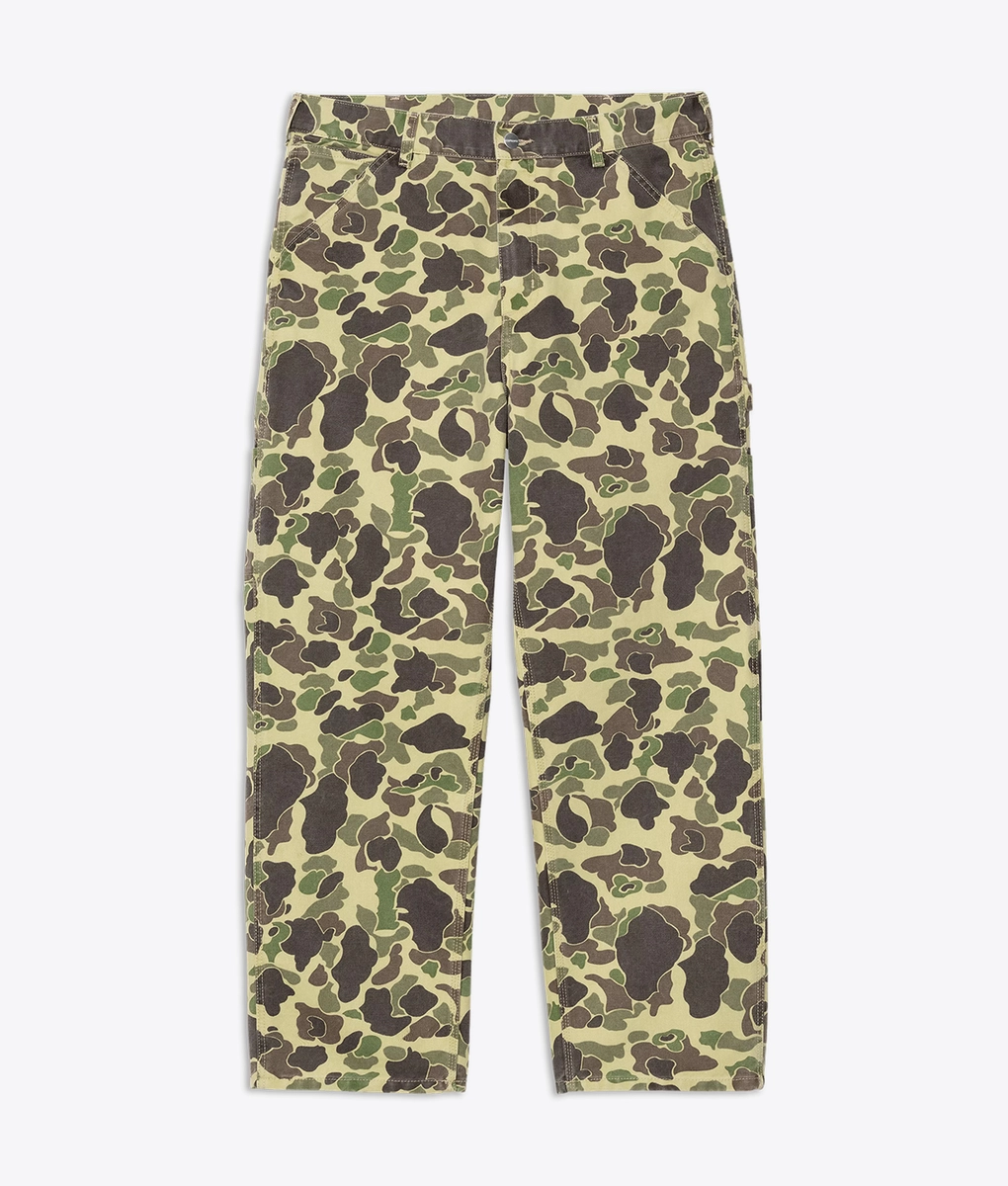 Carhartt WIP - STONE WASHED DUCK CAMO SINGLE KNEE PANT - VegNonVeg