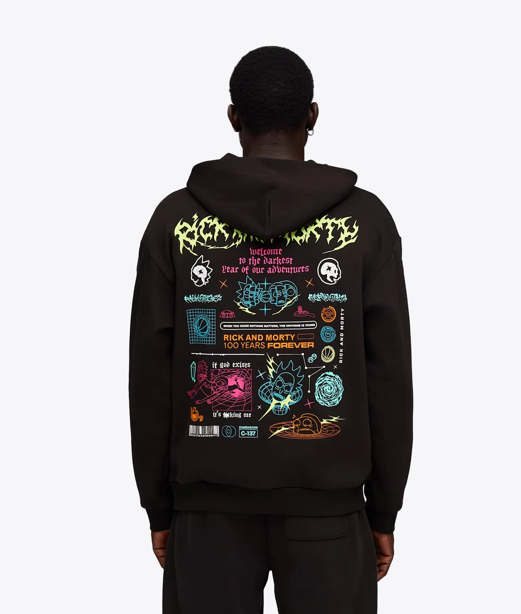rick and morty puma hoodie