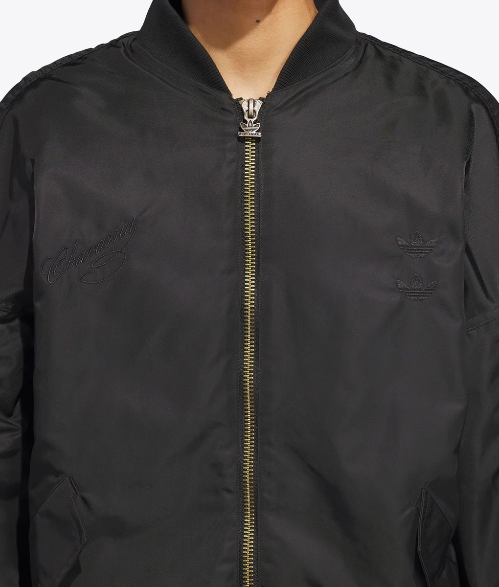 Adidas Originals - X WILLY CHAVARRIA SATIN BOMBER JACKET - VegNonVeg