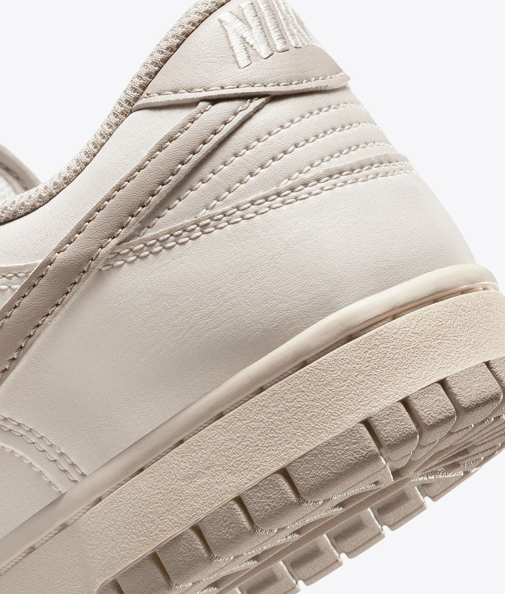 nike dunk low cream and white