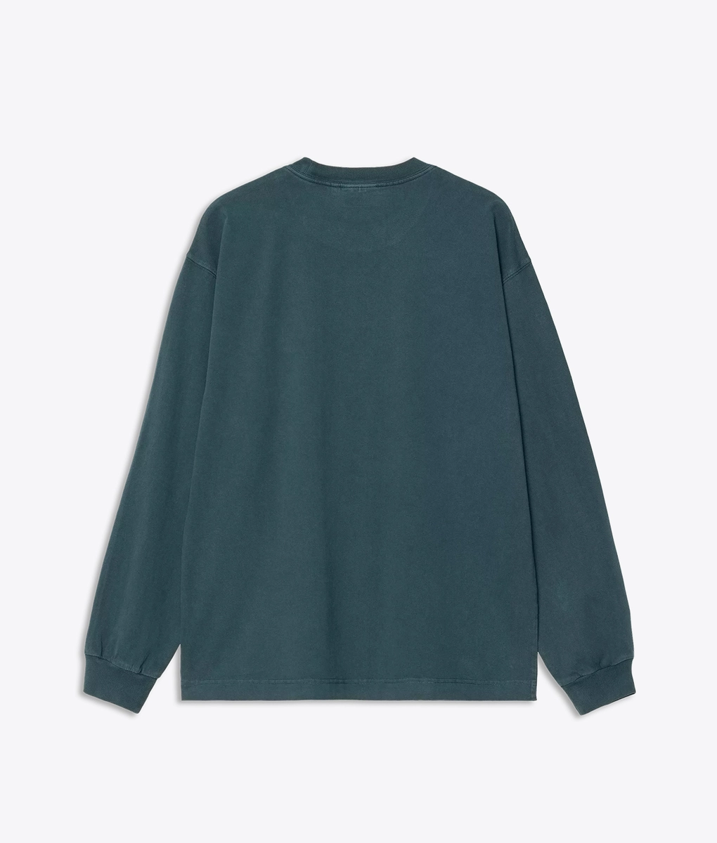 Carhartt WIP - GARMENT DYED LONG SLEEVE VISTA T-SHIRT - VegNonVeg