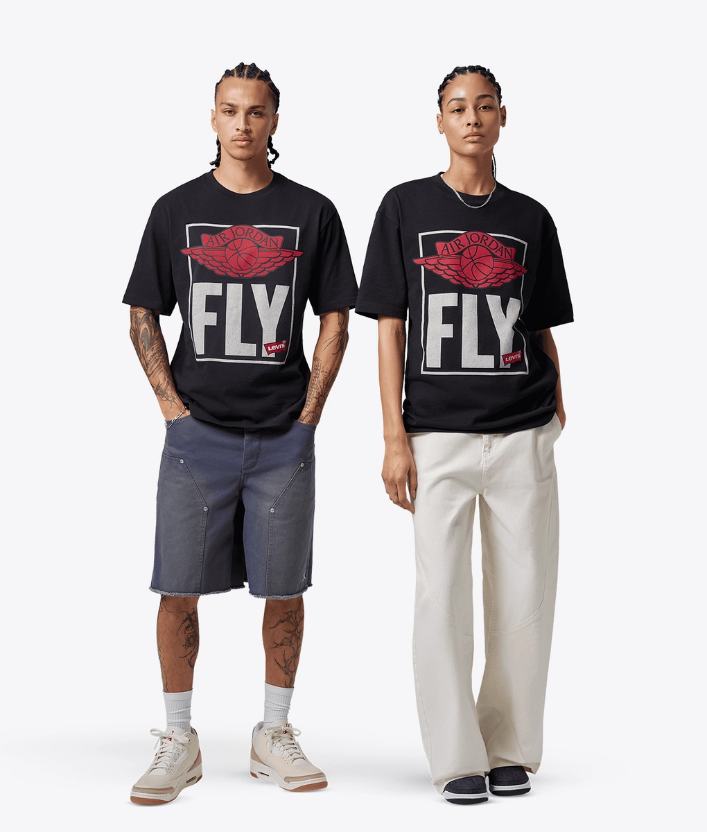 Jordan - X LEVIS SHORT SLEEVE TEE - VegNonVeg