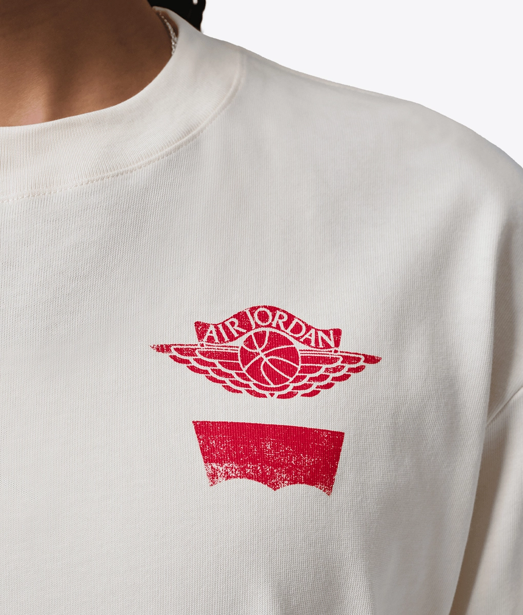 Jordan - X LEVIS LONG SLEEVE TEE - VegNonVeg