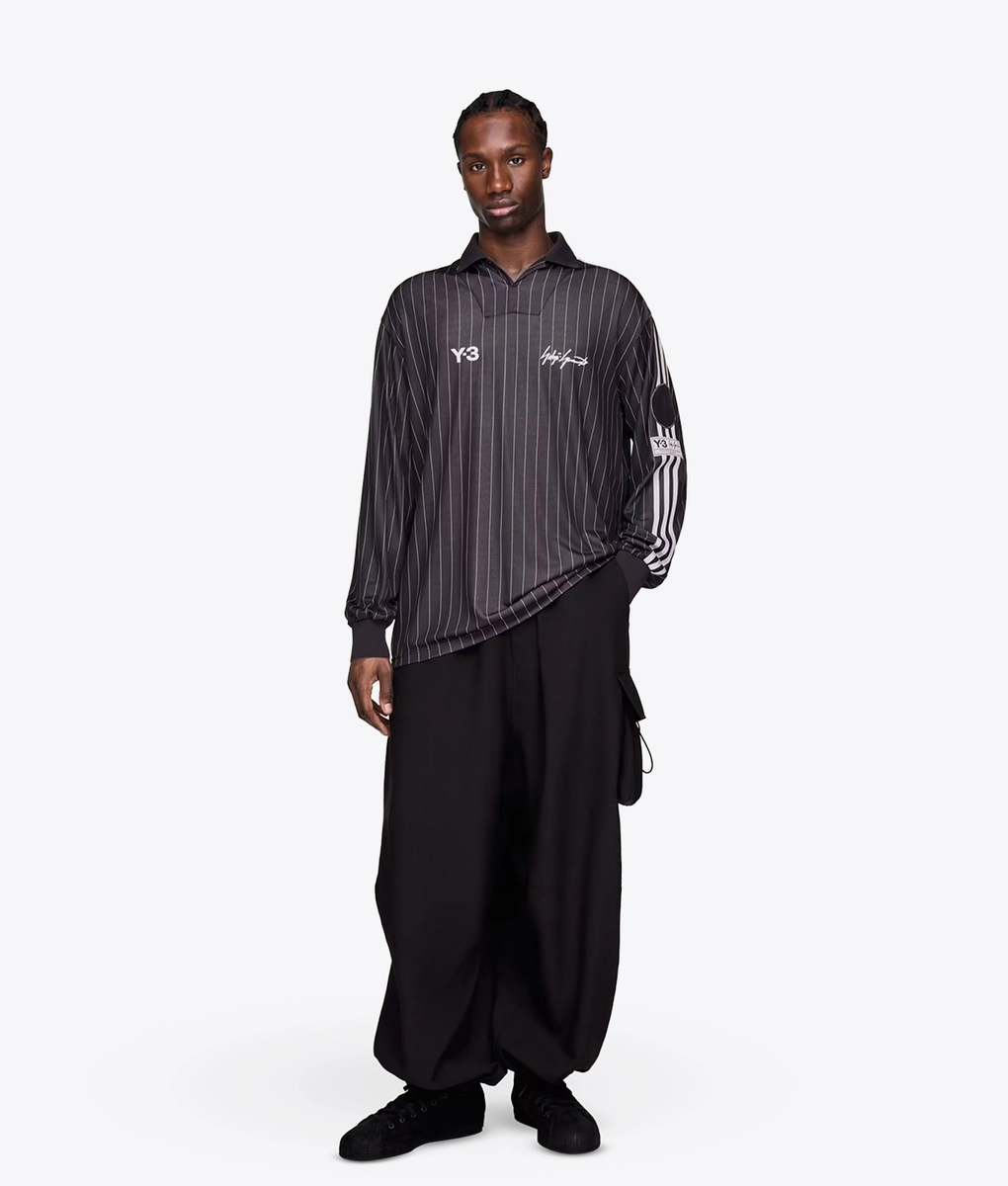Y-3 - ELITE 5 LONG SLEEVE FOOTBALL T-SHIRT - VegNonVeg