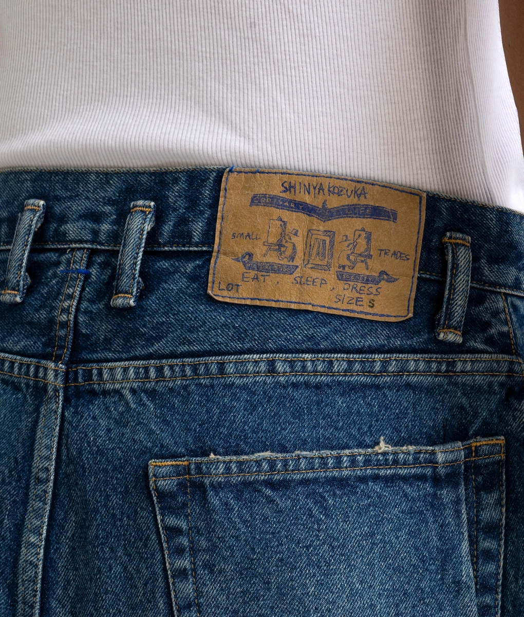 Shinyakozuka - DAMAGED ORDINARY CITY BAGGY PANT - VegNonVeg