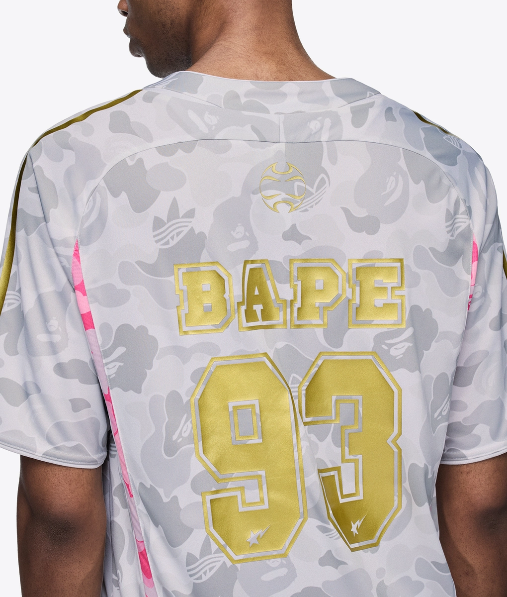 トップス  x A BATHING APE BAPE Jersey Tops Adidas Originals - X BAPE TEAMGEIST TEE - VegNonVeg
