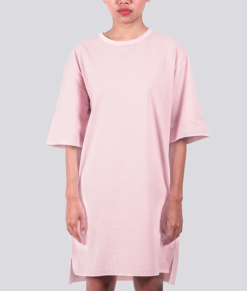 strapless open back dress Stretchable Cotton Lycra Mini Night Dress With Solid Pattern, Short Sleeves main image 0