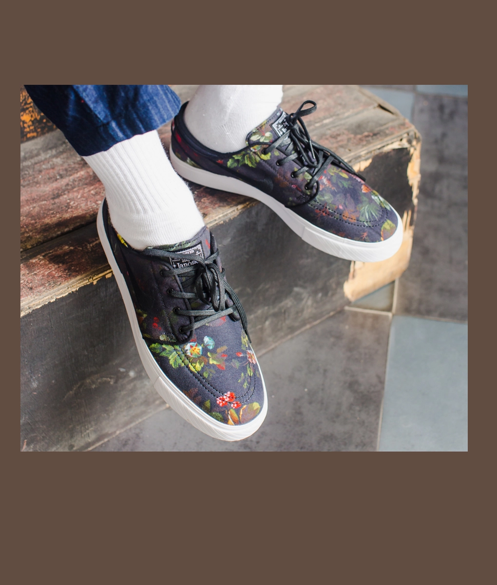 Nike - NIKE ZOOM STEFAN JANOSKI CNVS 'BLACK-WHITE-GUM LIGHT Nike - NIKE ZOOM STEFAN JANOSKI CNVS 'BLACK-WHITE-GUM LIGHT