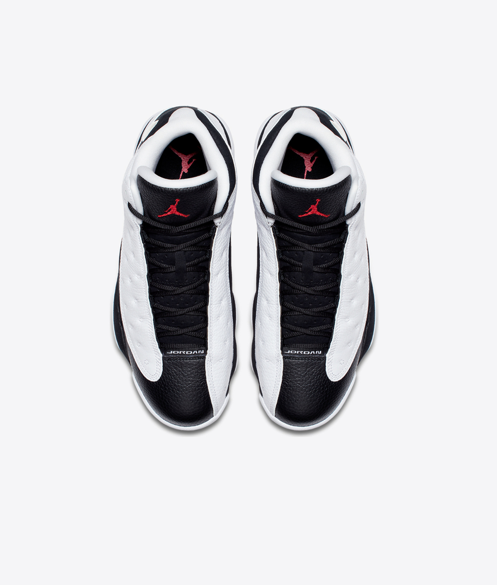 Jordan - AIR JORDAN 13 RETRO 'WHITE/TRUE RED-BLACK' - VegNonVeg