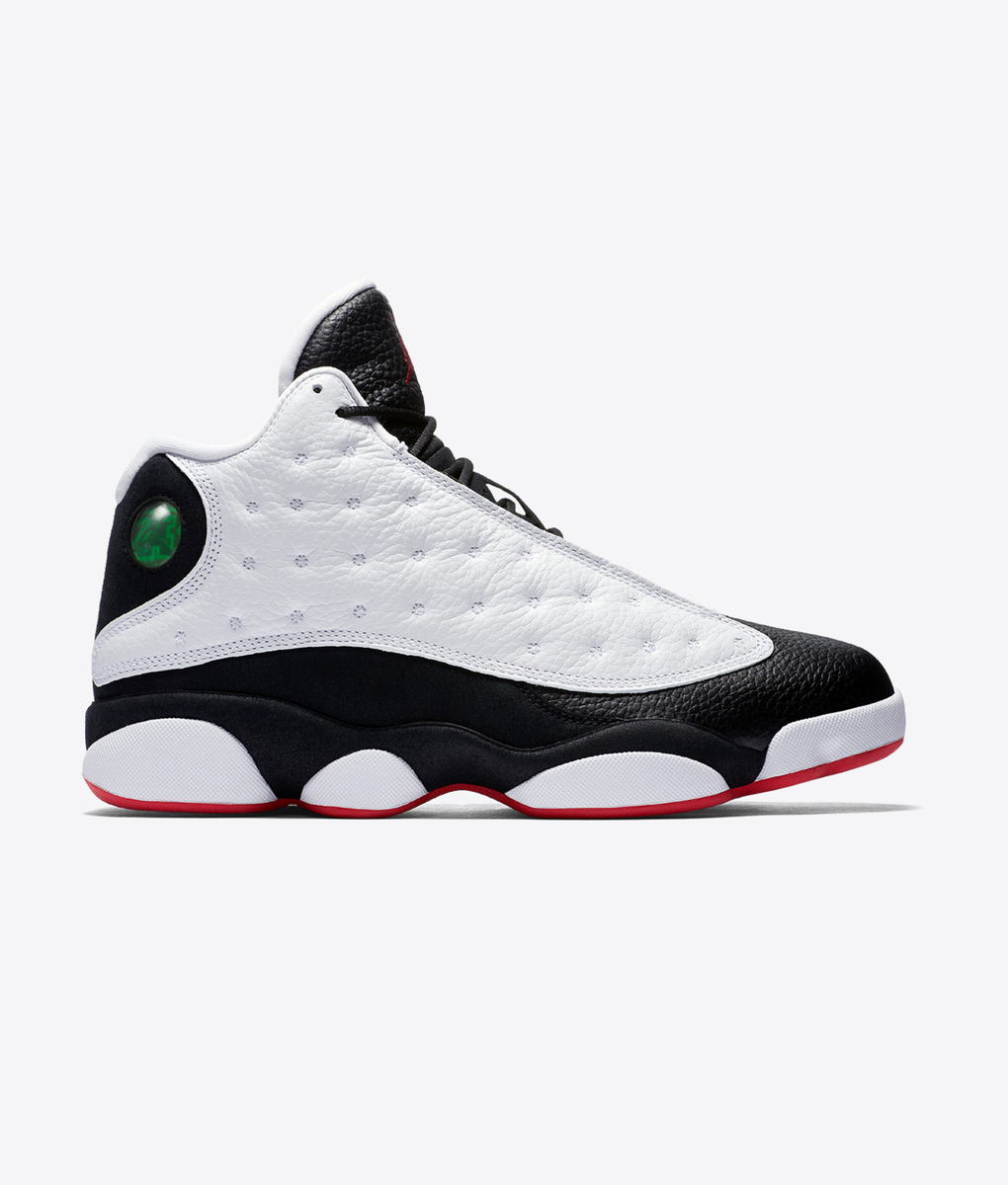 Air Jordan 13 ブラック/ホワイト/レッド Jordan - AIR JORDAN 13 RETRO 'WHITE/TRUE RED-BLACK' - VegNonVeg