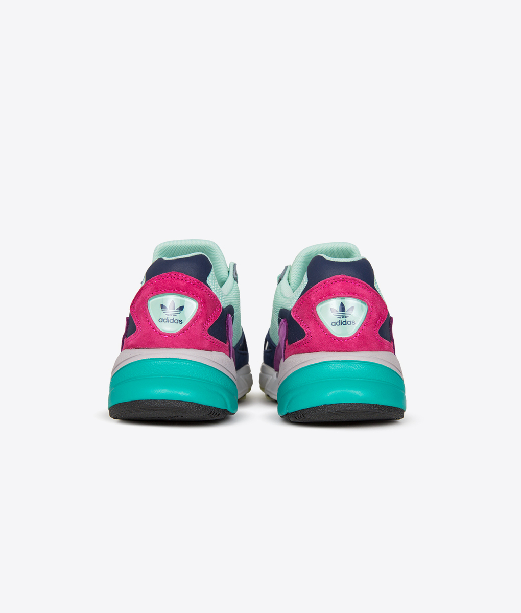 靴 adidas Falcon Ice Mint (W)24.5 Adidas Originals - Falcon W 'MINT/COLLEGIATE NAVY' - VegNonVeg