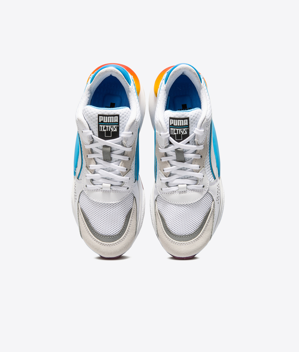 Puma - RS 98 X TETRIS 'PUMA WHITE-LUMINOUS BLUE' - VegNonVeg