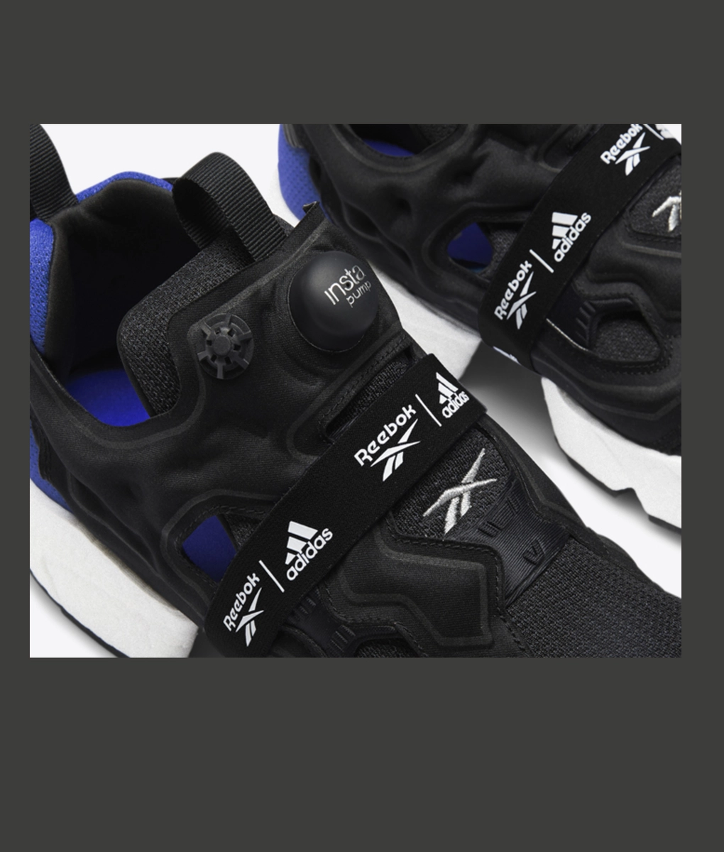 REEBOK - INSTAPUMP FURY BOOST 'BLACK / WHITE / PANTONE' - VegNonVeg