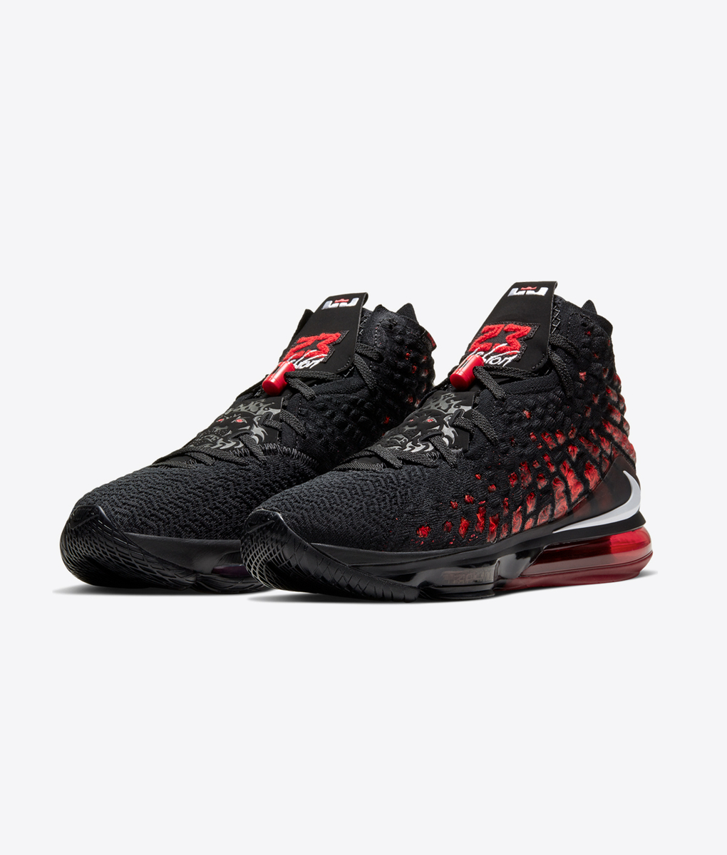 ナイキ LeBron 17 ブラック/レッド　23センチ Nike - 1 - VegNonVeg