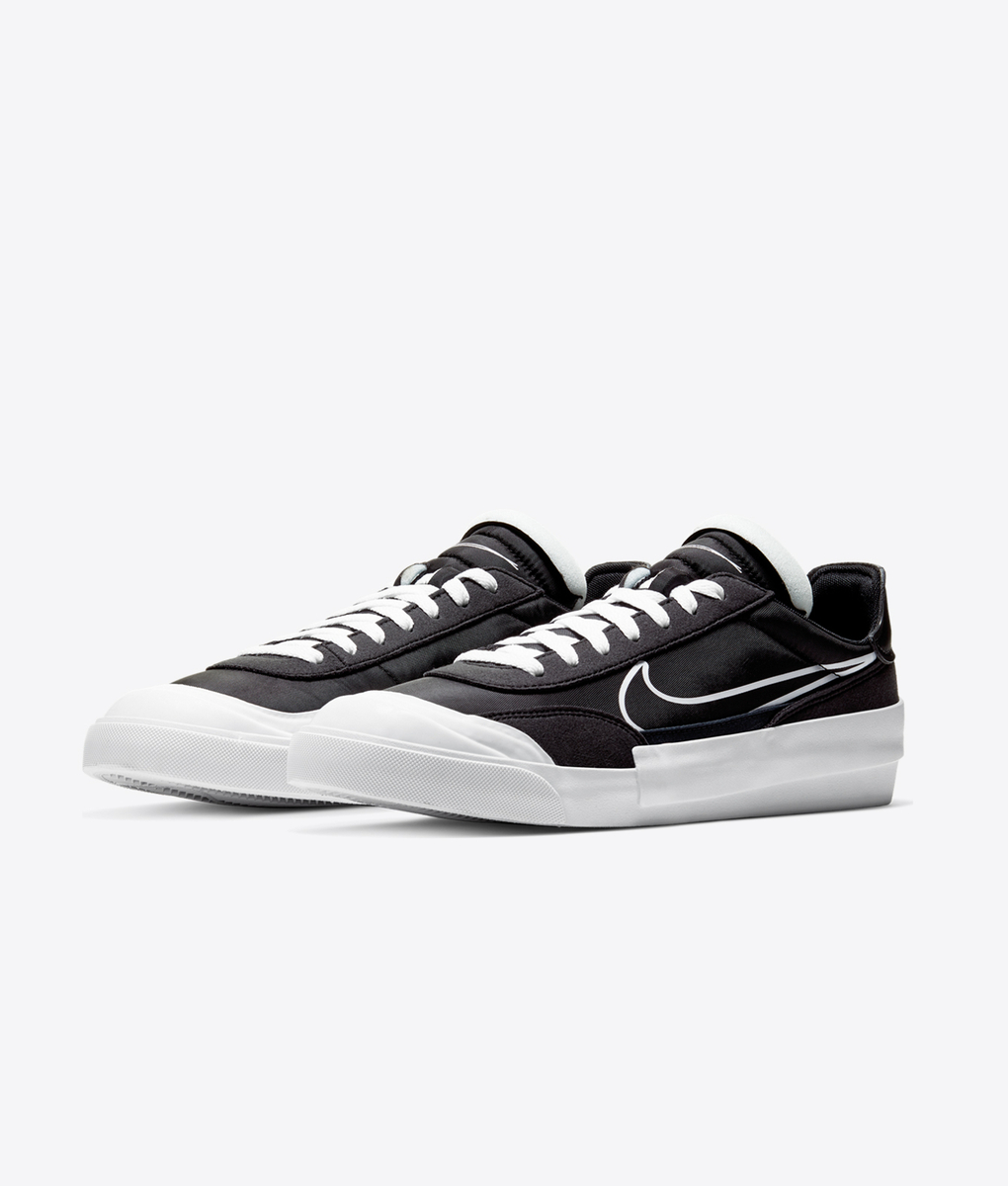 nike drop type black white