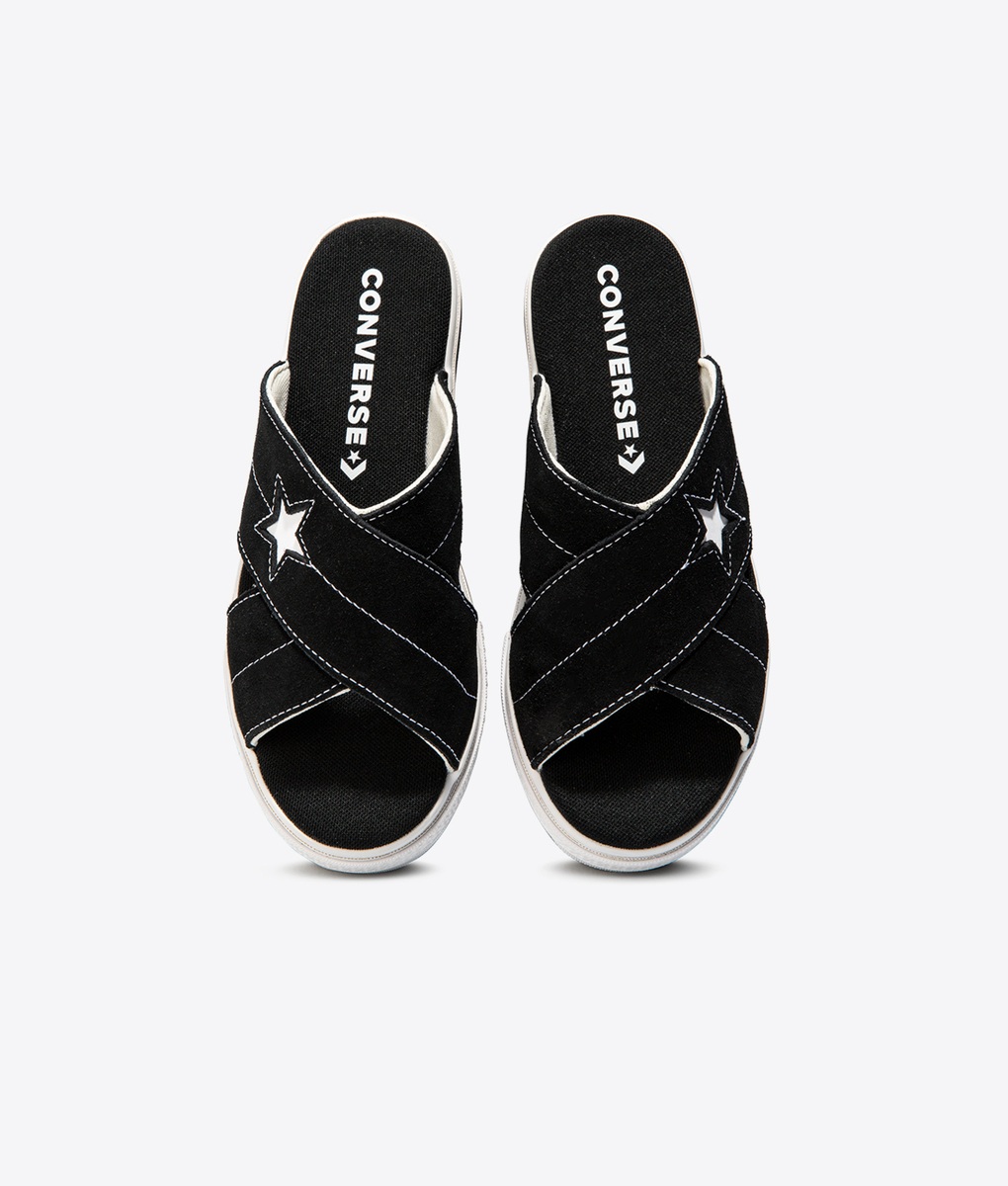 Converse - ONE STAR SANDALISM 'BLACK/EGRET/WHITE' - VegNonVeg Converse - ONE STAR SANDALISM 'BLACK/EGRET/WHITE' - VegNonVeg
